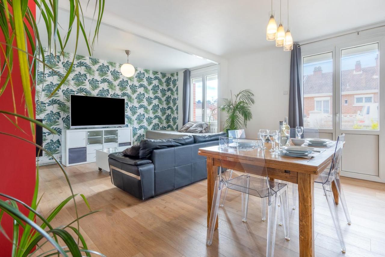 Maison Confortable, Terrasse Et Jardin A Amiens Ngoại thất bức ảnh