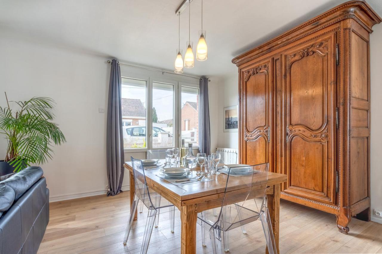 Maison Confortable, Terrasse Et Jardin A Amiens Ngoại thất bức ảnh