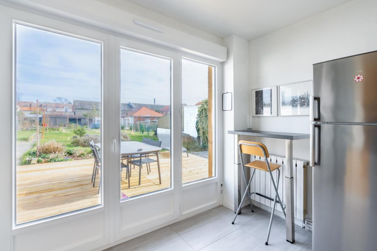Maison Confortable, Terrasse Et Jardin A Amiens Ngoại thất bức ảnh