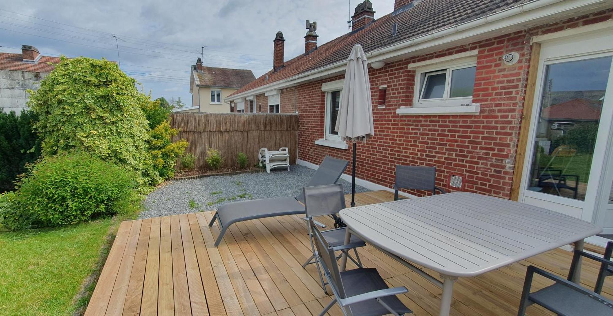 Maison Confortable, Terrasse Et Jardin A Amiens Ngoại thất bức ảnh
